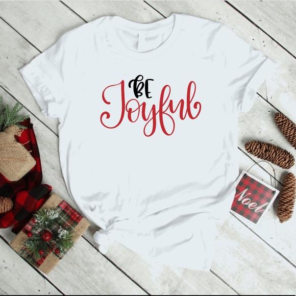 Be Joyful Christmas Tee - Picture 1 of 1